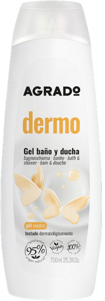 Изображение товара Гель для душа Agrado Bath & Shower Gel Dermo для чувствительной кожи (750мл)