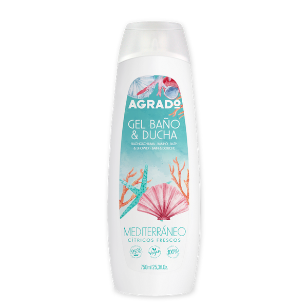 Изображение товара Гель для душа Agrado Bath & Shower Gel Mediterranean (750мл)