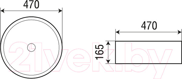 Изображение товара Умывальник WeltWasser Elbach 3069