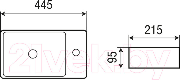 Изображение товара Умывальник WeltWasser Aisbach 5112
