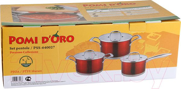 Изображение товара Набор кастрюль Pomi d'Oro PSS-640027