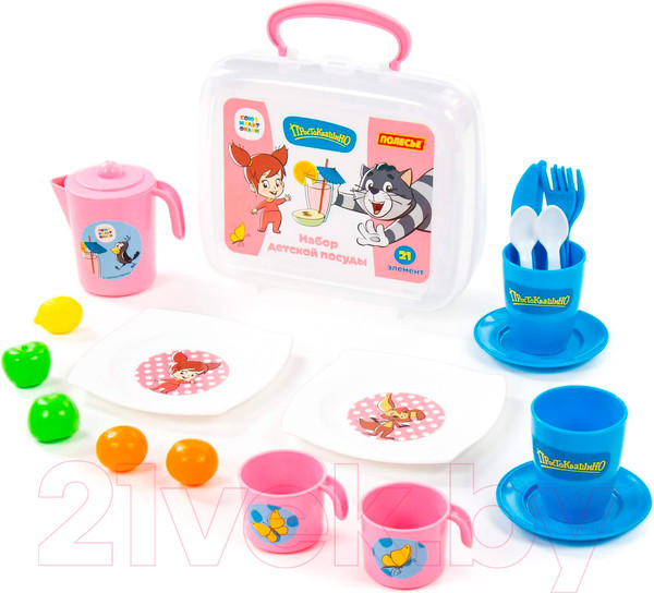 Изображение товара Набор игрушечной посуды Полесье Простоквашино / 85436
