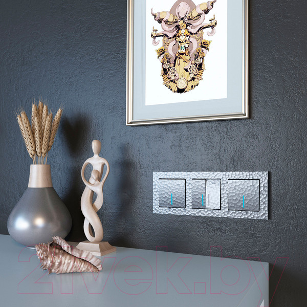 Изображение товара Выключатель Werkel W1212106 / a052080 (серебристый)