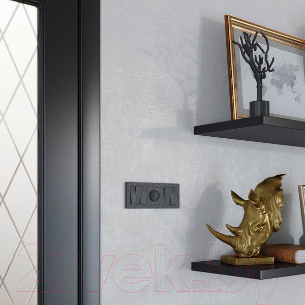 Изображение товара Выключатель Werkel W1222008 / a052060 (черный)