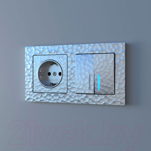 Изображение товара Выключатель Werkel W1222106 / a052085 (серебристый)