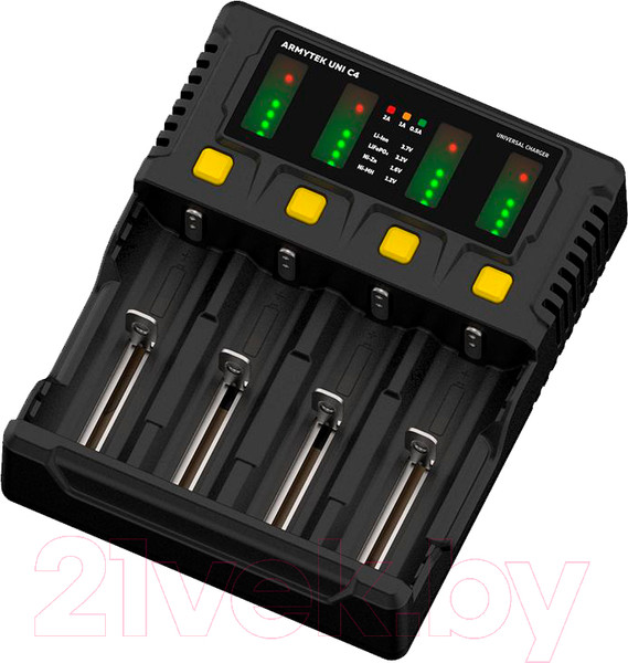 Изображение товара Зарядное устройство для аккумуляторов Armytek Uni C4 Plug Type C (A04501C)