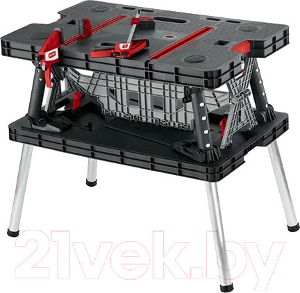 Изображение товара Верстак Keter Folding Work Table / 17182239 (черный)