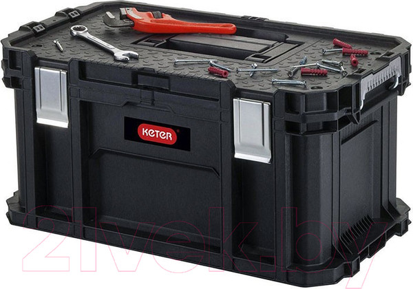 Изображение товара Ящик для инструментов Keter Connect Tool Box STD / 17205288 (черный)