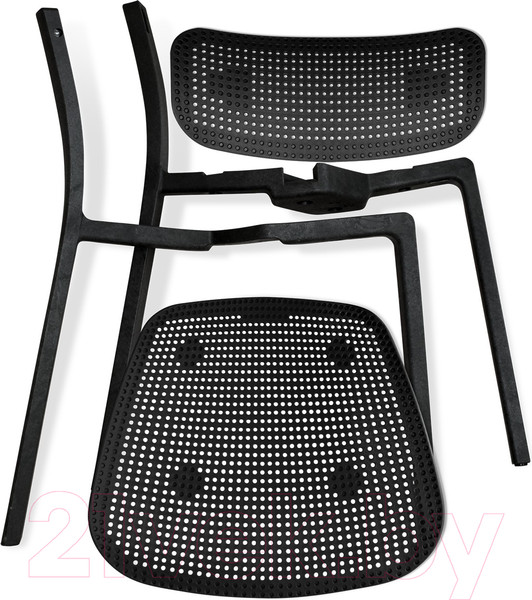 Изображение товара Обеденная группа Sheffilton SHT-DS130 (черный/бежевый/желтый)