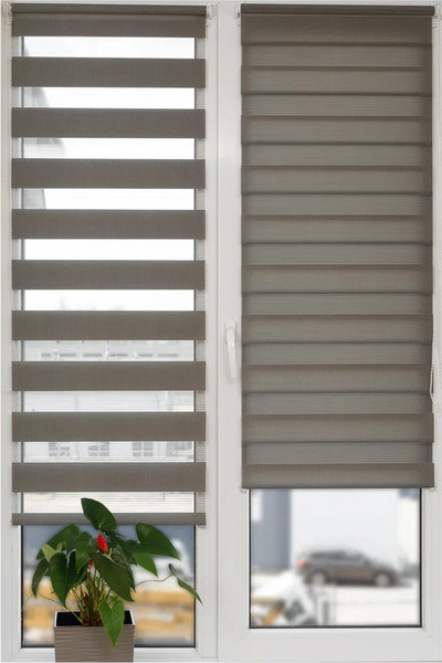 Изображение товара Рулонная штора АС МАРТ Баланс 43x160 (темно-серый)