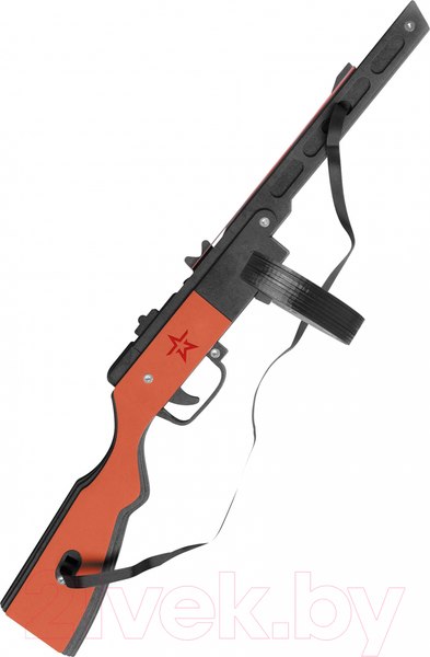 Изображение товара Ружье игрушечное Армия России Резинкострел ППШ / AR-P010 (окрашенный)