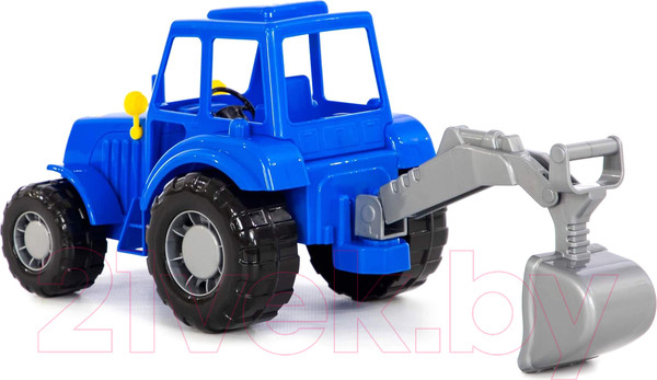 Изображение товара Трактор игрушечный Полесье Алтай с лопатой / 84866 (синий)
