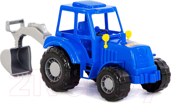 Изображение товара Трактор игрушечный Полесье Алтай с лопатой / 84866 (синий)