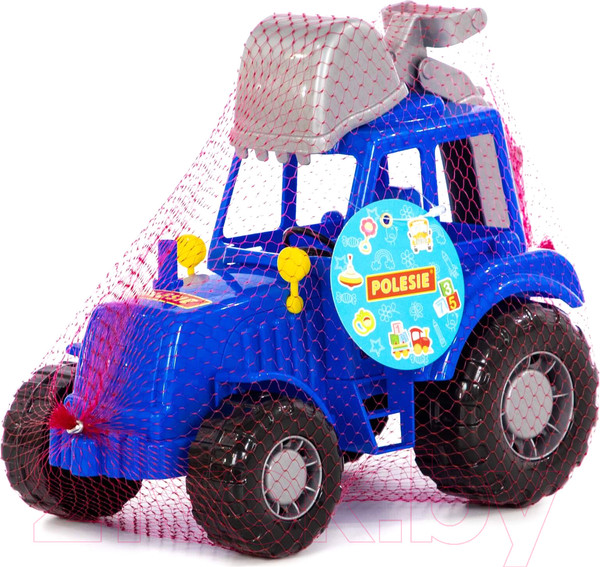 Изображение товара Трактор игрушечный Полесье Алтай с лопатой / 84866 (синий)
