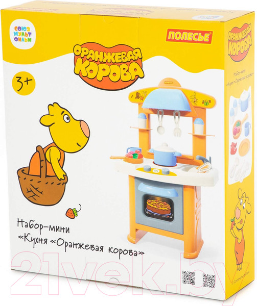Изображение товара Детская кухня Полесье Оранжевая корова / 84859
