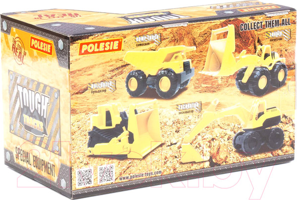 Изображение товара Бульдозер игрушечный Полесье Эксперт / 85382