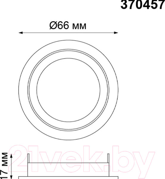 Изображение товара Кольцо декоративное для светильника Novotech Mecano 370460
