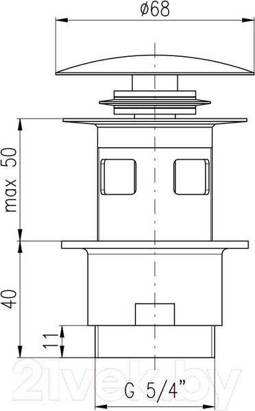 Изображение товара Донный клапан Slezak RAV MD0784