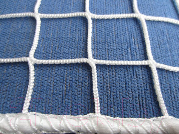 Изображение товара Футбольная сетка Luxsol Безузловая 7.5x2.5x0.5/0.5 (4.2мм, белый)