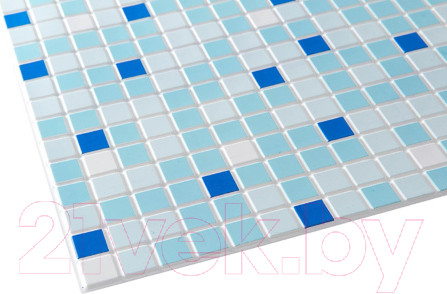 Изображение товара Панель ПВХ Grace Мозаика Синяя (955x480x3.5мм)