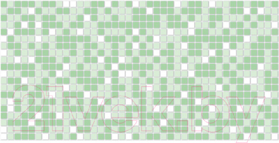 Изображение товара Панель ПВХ Grace Мозаика Зеленая (955x480x3.5мм)