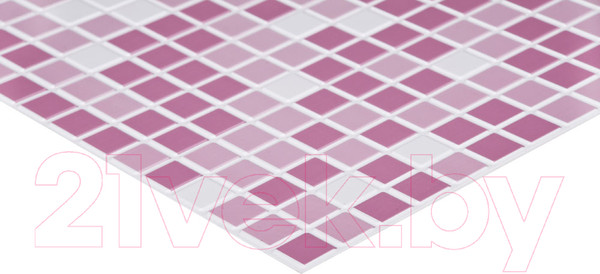 Изображение товара Панель ПВХ Grace Мозаика Розовая (955x480x3.5мм)