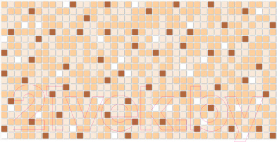 Изображение товара Панель ПВХ Grace Мозаика Коричневая (955x480x3.5мм)