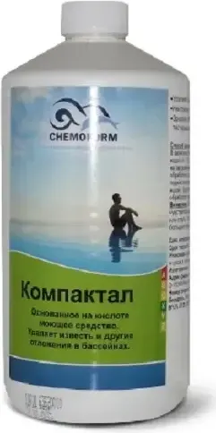 Изображение товара Средство для очистки бассейна Chemoform Компактал (1л)