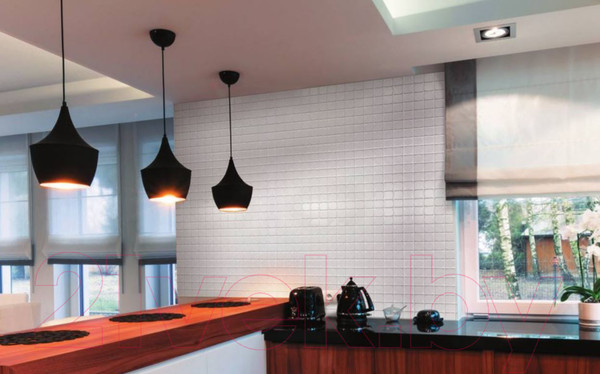 Изображение товара Панель ПВХ Grace Граненый прямоугольник Северный полюс (960x480x3.5мм)