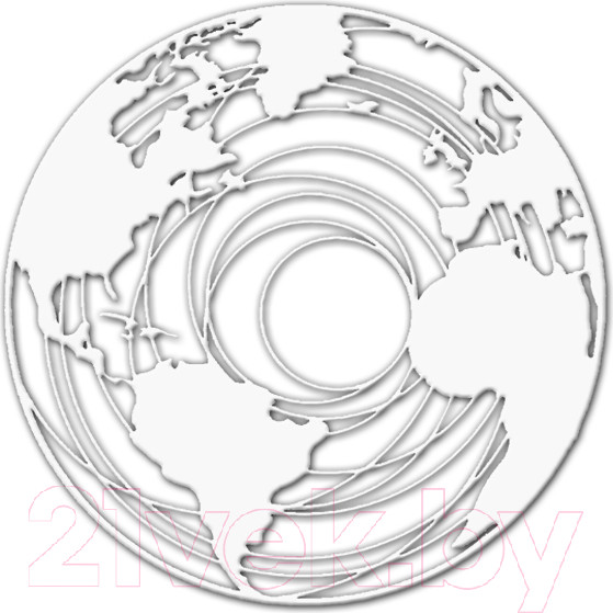 Изображение товара Декор настенный Arthata Планета Земля 40x40-V / 061-1 (белый)