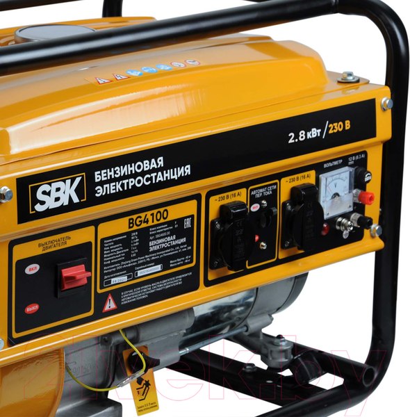 Изображение товара Бензиновый генератор SBK BG4100