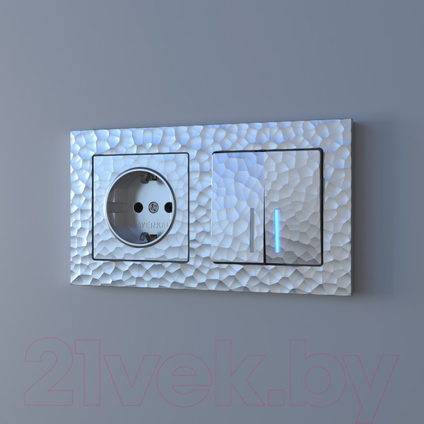 Изображение товара Розетка Werkel W1271106 / a052076 (серебристый)