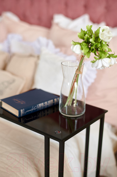 Изображение товара Приставной столик РасГар Престиж (черный/черный)