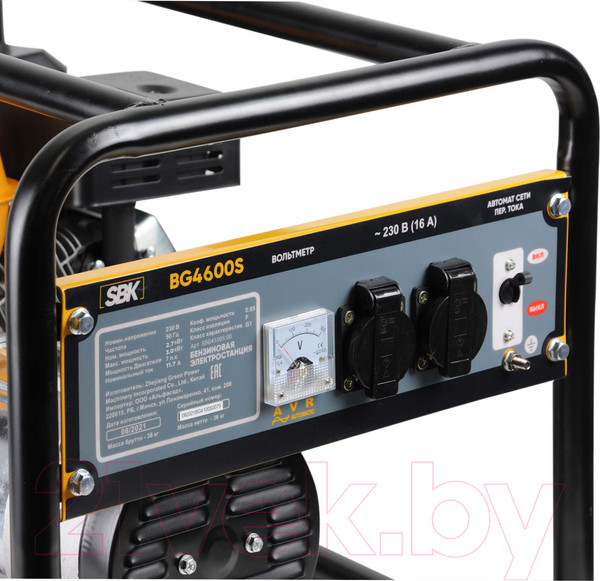 Изображение товара Бензиновый генератор SBK BG4600S
