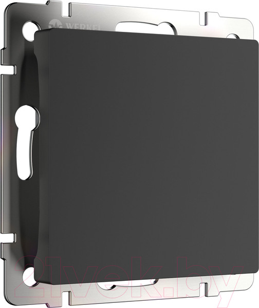 Изображение товара Декоративная заглушка для розетки Werkel W1159208 / a051597 (черный матовый)