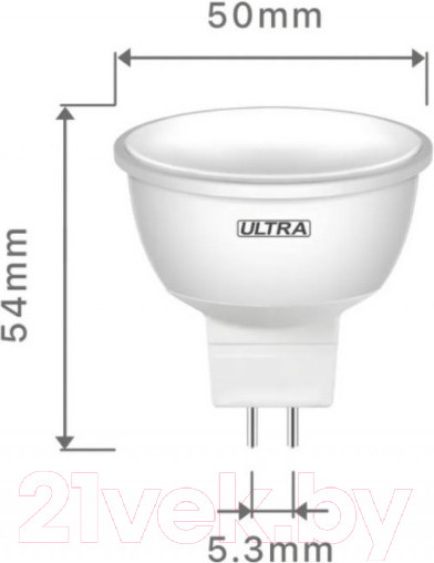 Изображение товара Лампа Ultra LED-MR16-8.5W-4000K