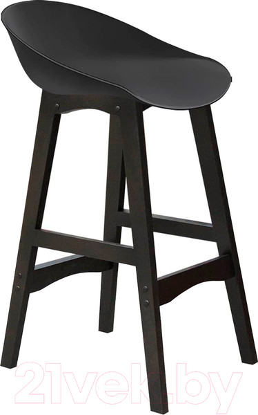 Изображение товара Стул барный Sheffilton SHT-ST19/S65-1 (черный/венгe)