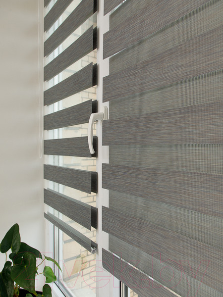 Изображение товара Рулонная штора АС МАРТ Вудэн 78x160 (серый)