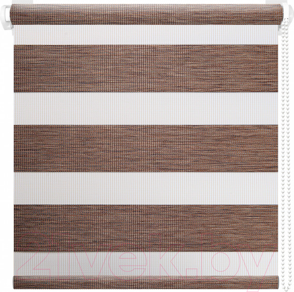 Изображение товара Рулонная штора АС МАРТ Вудэн 90x160 (кофейный)