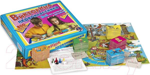 Изображение товара Настольная игра Десятое королевство Викторина первоклассника / 00153