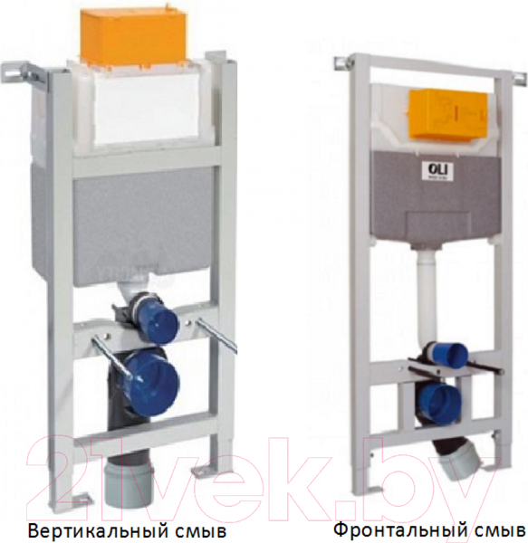 Изображение товара Инсталляция для унитаза Oli Expert 82 / 721703 + 670004 (хром)