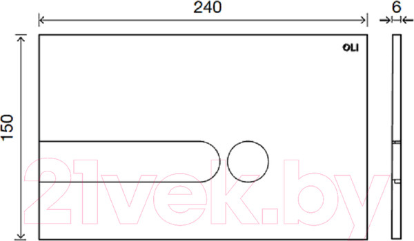 Изображение товара Инсталляция для унитаза Oli Expert 82 / 721703 + 670004 (хром)