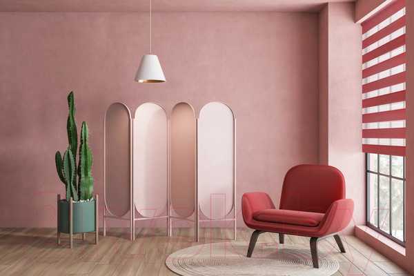 Изображение товара Рулонная штора АС МАРТ Баланс 43x160 (винный)