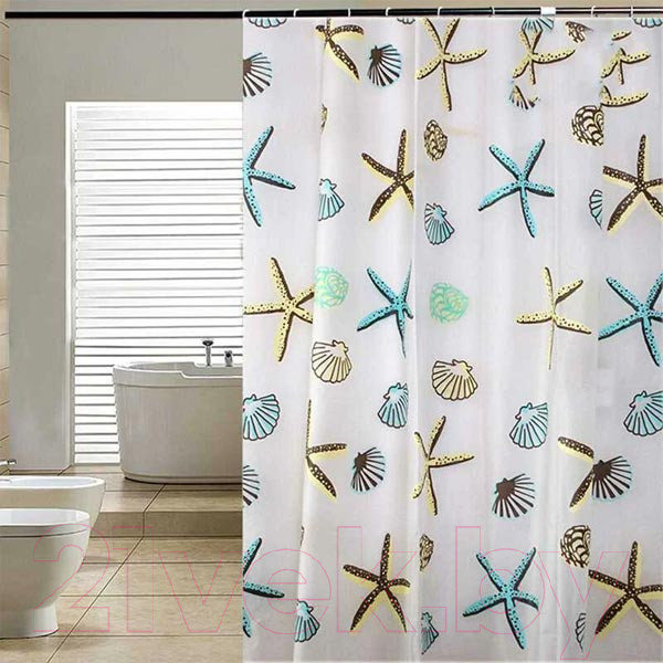 Изображение товара Шторка-занавеска для ванны MONAMI BM01-180x200