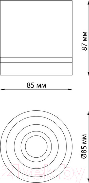 Изображение товара Точечный светильник Novotech Arum 358493