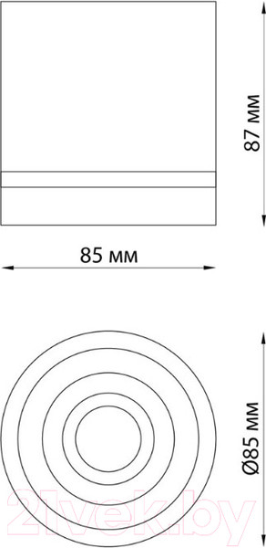 Изображение товара Точечный светильник Novotech Arum 358492