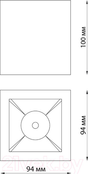 Изображение товара Точечный светильник Novotech Recte 358488