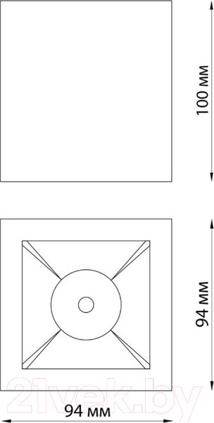 Изображение товара Точечный светильник Novotech Recte 358487