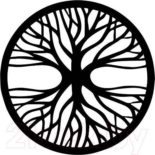 Изображение товара Декор настенный Arthata Энергетическое дерево 35x35-B / 066-1 (черный)