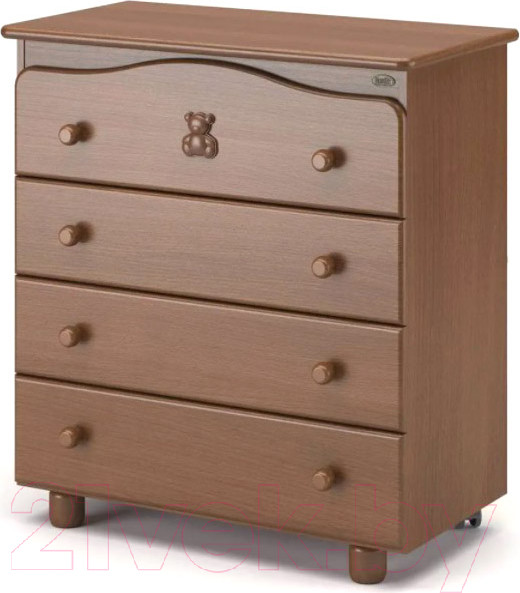 Изображение товара Комод пеленальный Nuovita Fasto (темный орех)